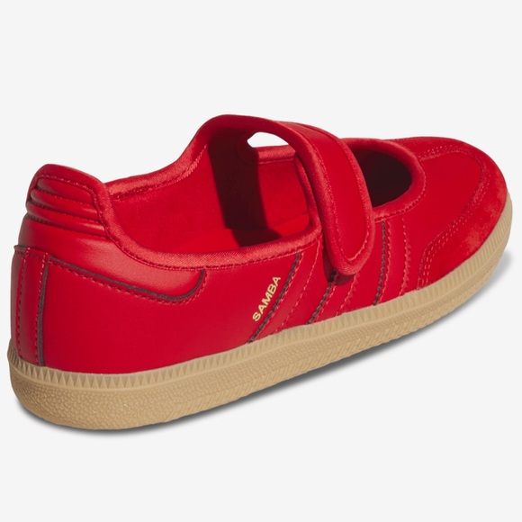 🩸⭐️ ADIDAS SAMBA JANE RED GOLD 🩸⭐️ - Picture 3 of 4
